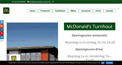 Desktop Screenshot of mcdonaldsturnhout.be